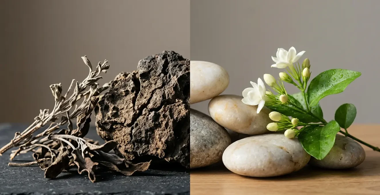 Visual representation of stress hormones affecting skin health and product efficacy